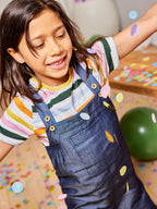 Sofia - Kids Dungarees - Denim Blue
