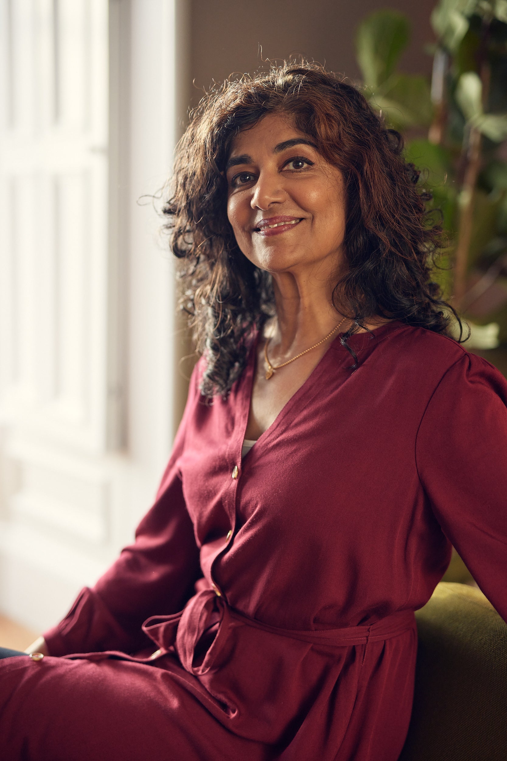 Khadiza - Tie Waist Shirt Dress