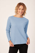 Louise - Jersey Top - Blue