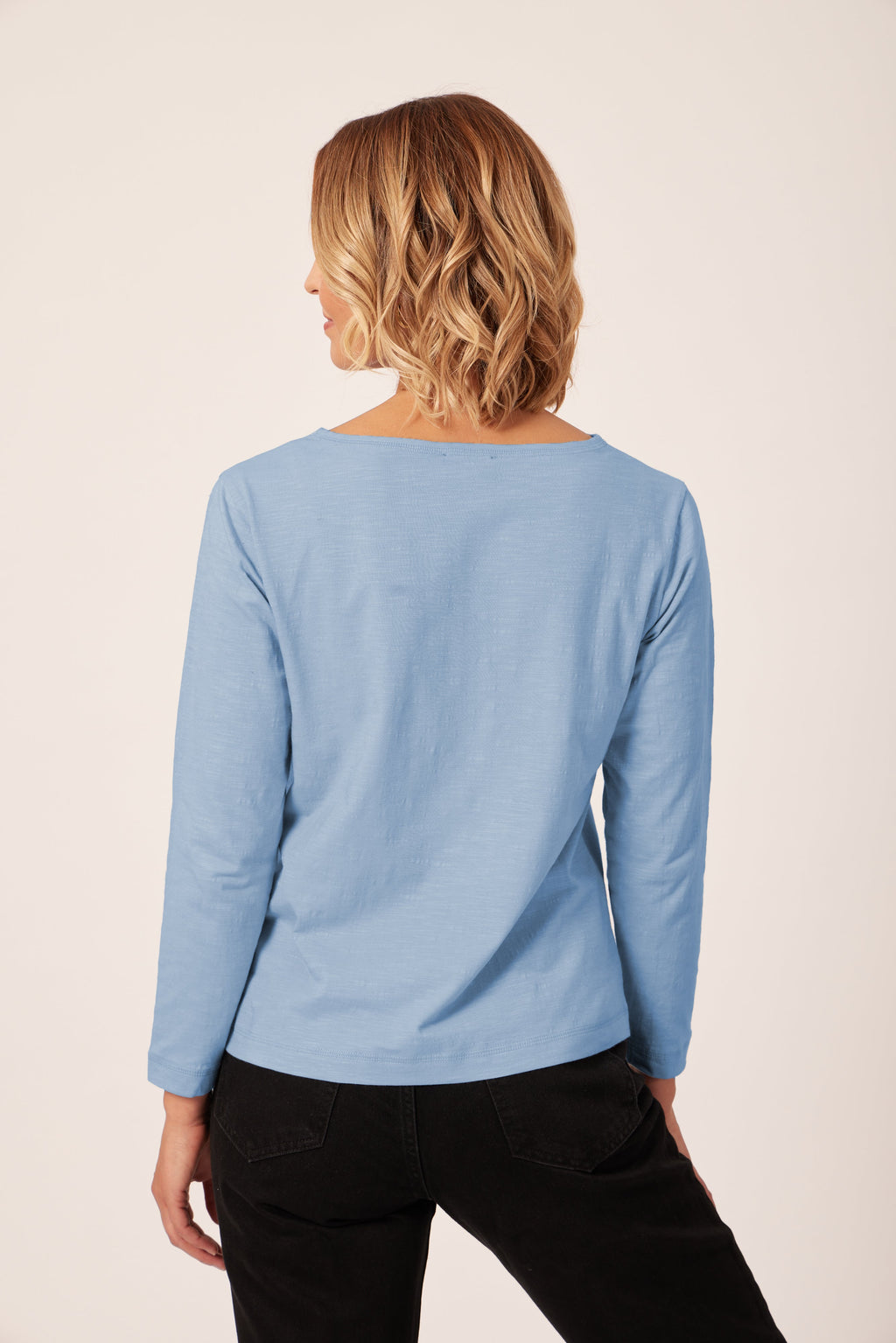Louise - Jersey Top - Blue