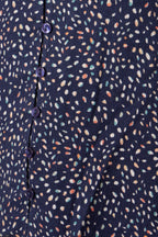 Romana - Long Sleeved Button Down Blouse - Blue