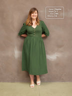 Tegan Jersey Woven Mix Dress
