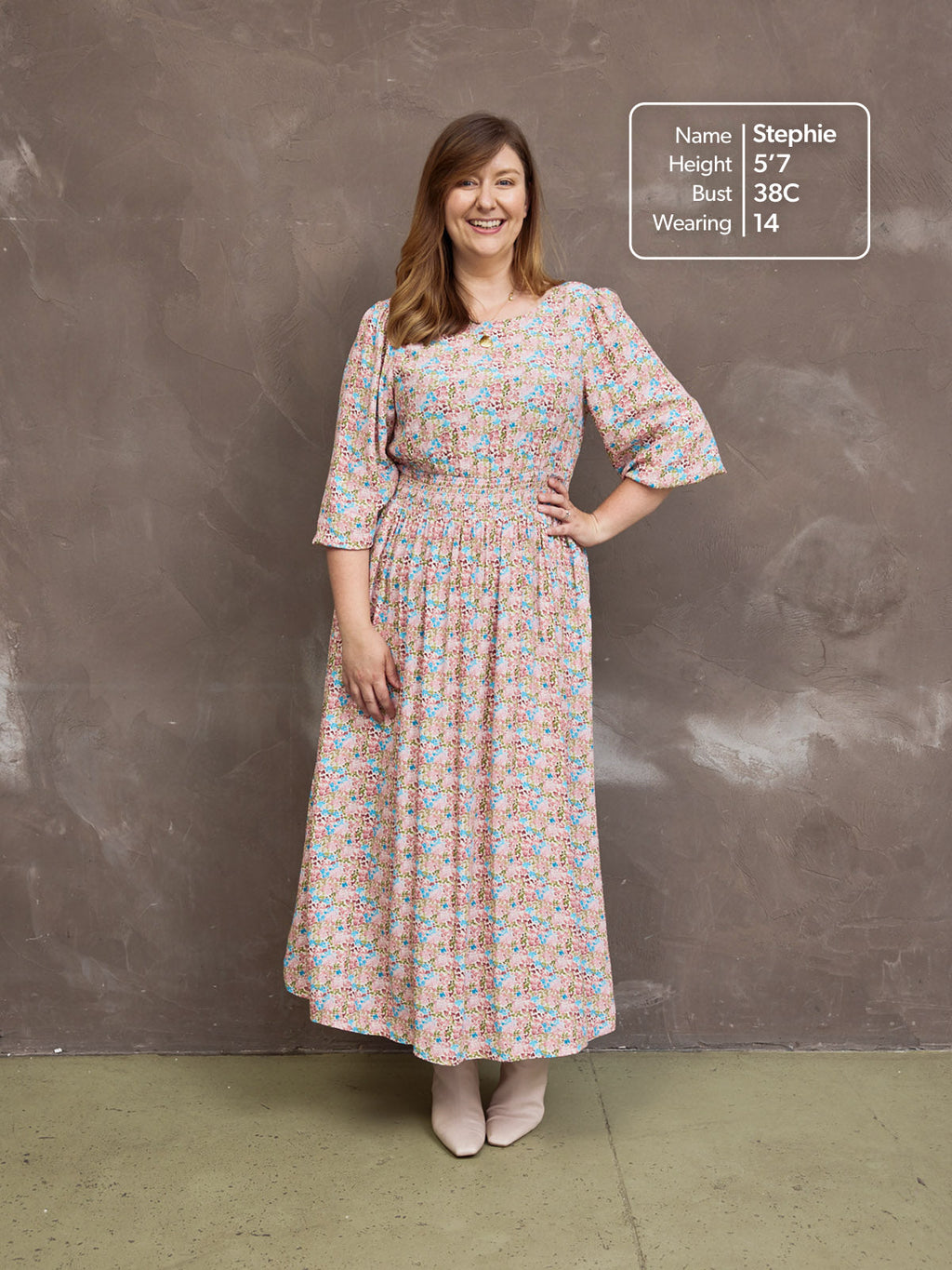 Vera Dress - Watercolour Spot