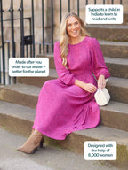 Vera Dress - Pink and Purple