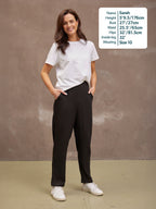 Viv Straight Leg Trouser - Black