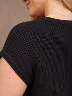 Zoey Tank Knit - Black