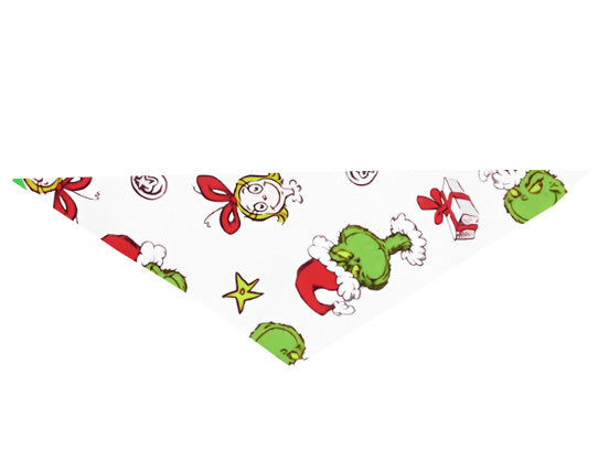Christmas Family Matching Pajamas-Green Top and Grinch Pants Pjs Set with Grinch and "Ew Love" Print