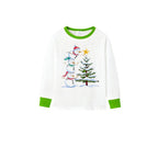 Holiday Family Christmas Pajamas Set With Funny Xmas Character Pattern Design