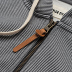 The Après Hoodie in Grey Stripe
