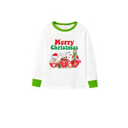 Holiday Family Christmas Pajamas Set With Playful Christmas Character Pattern Print