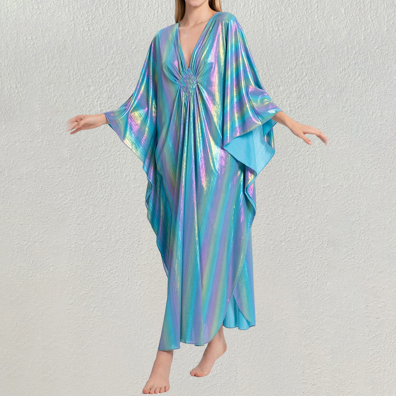 Sparkly Glitter Maxi Kaftan Dress
