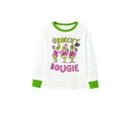 Holiday Family Christmas Pajamas Set With Cute Xmas Character Pattern Design