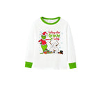 Holiday Family Christmas Pajamas Set With Playful Xmas Character Pattern Design