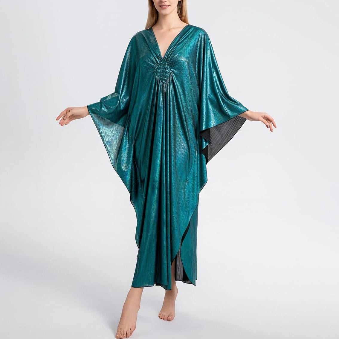 Sparkly Glitter Maxi Kaftan Dress