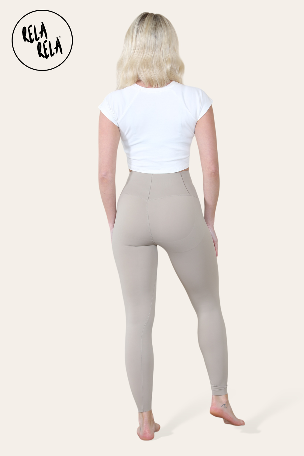 High Waisted Sculpting Leggings in Grey