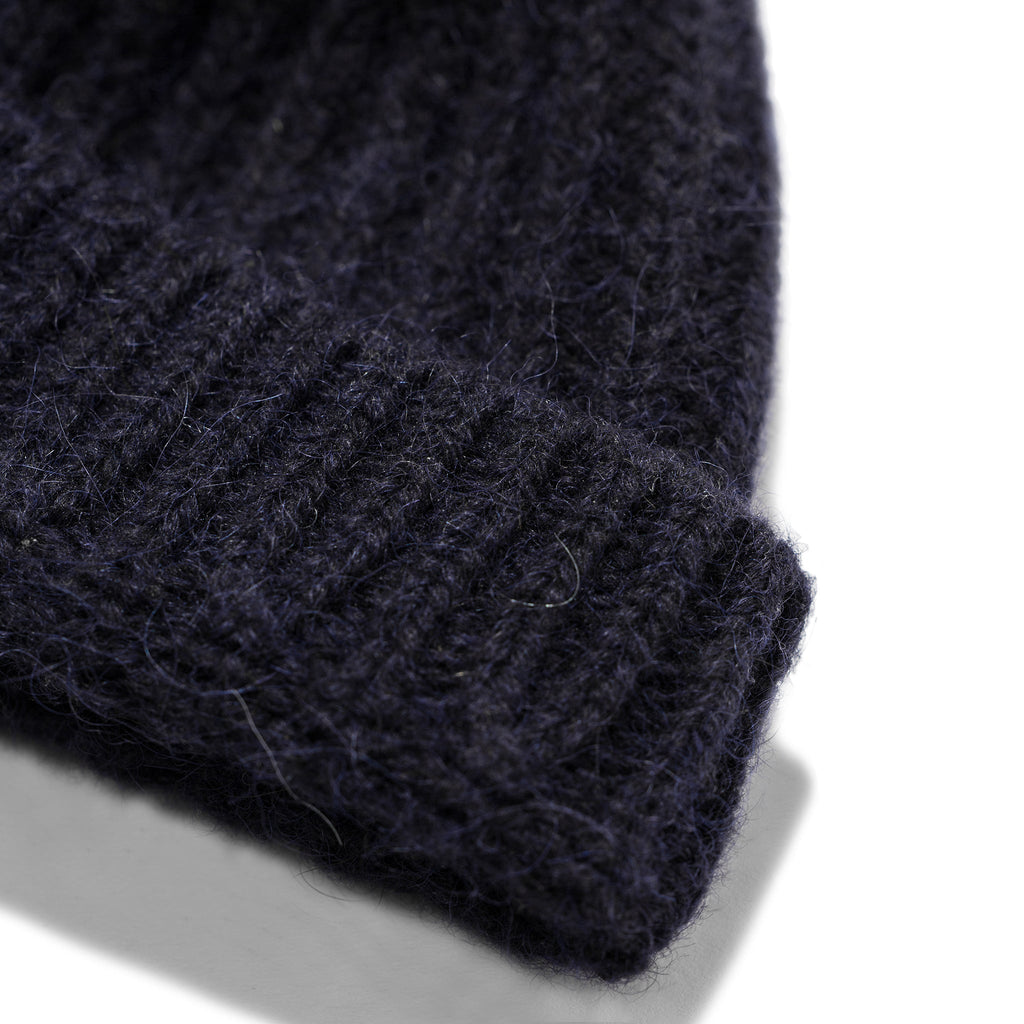 The Beanie in Navy Alpaca