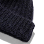 The Beanie in Navy Alpaca