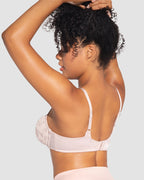 BOGO🔥Unlined Mesh Full Coverage Lace Minimizer Bra