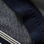 The Brume Sweater in Navy Birdseye