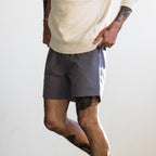 The Apres Short in Smoke Sixty Forty