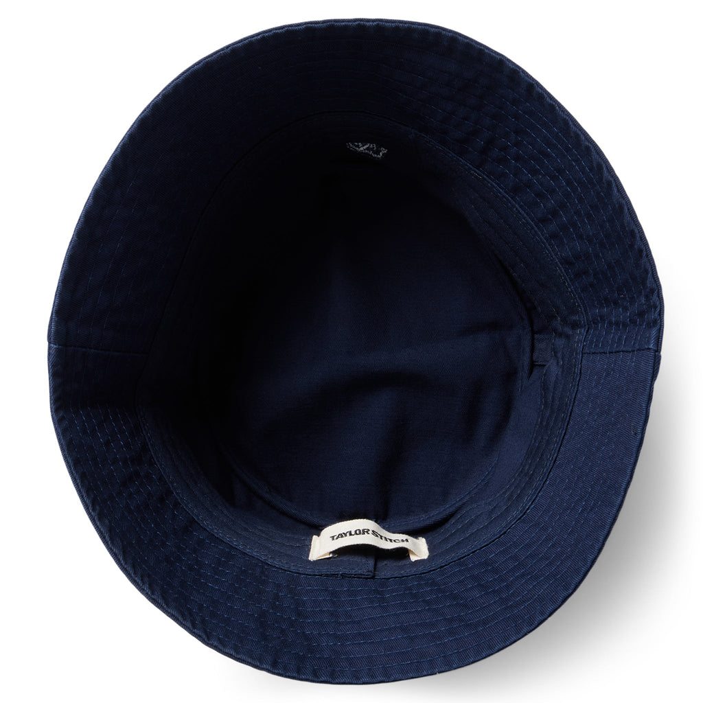 The Bucket Hat in Washed Navy Twill