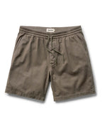 The Apres Short in Organic Espresso Foundation Twill