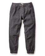 The Apres Pant in Charcoal Sashiko