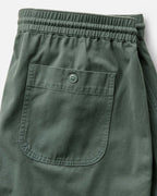 The Apres Short in Organic Deep Sea Foundation Twill
