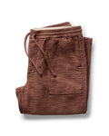 The Breakwater Pant in Black Cherry Sashiko