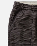 The Breakwater Pant in Charcoal Sashiko