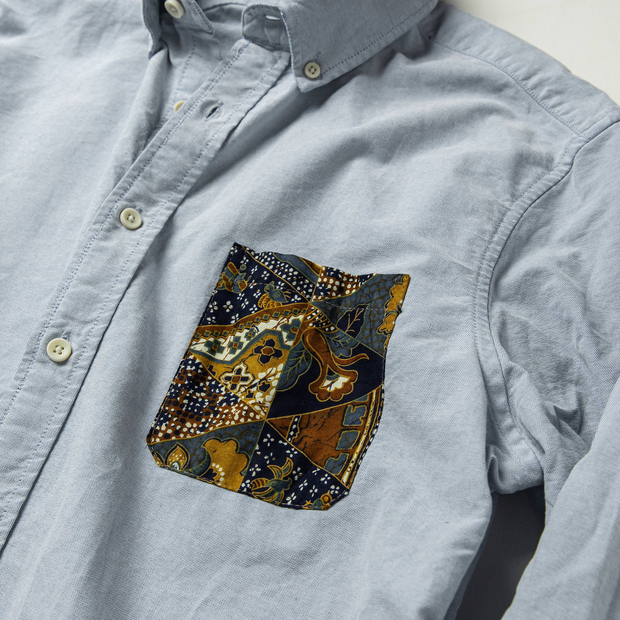 The Atelier and Repairs Jack in Washed Blue Oxford
