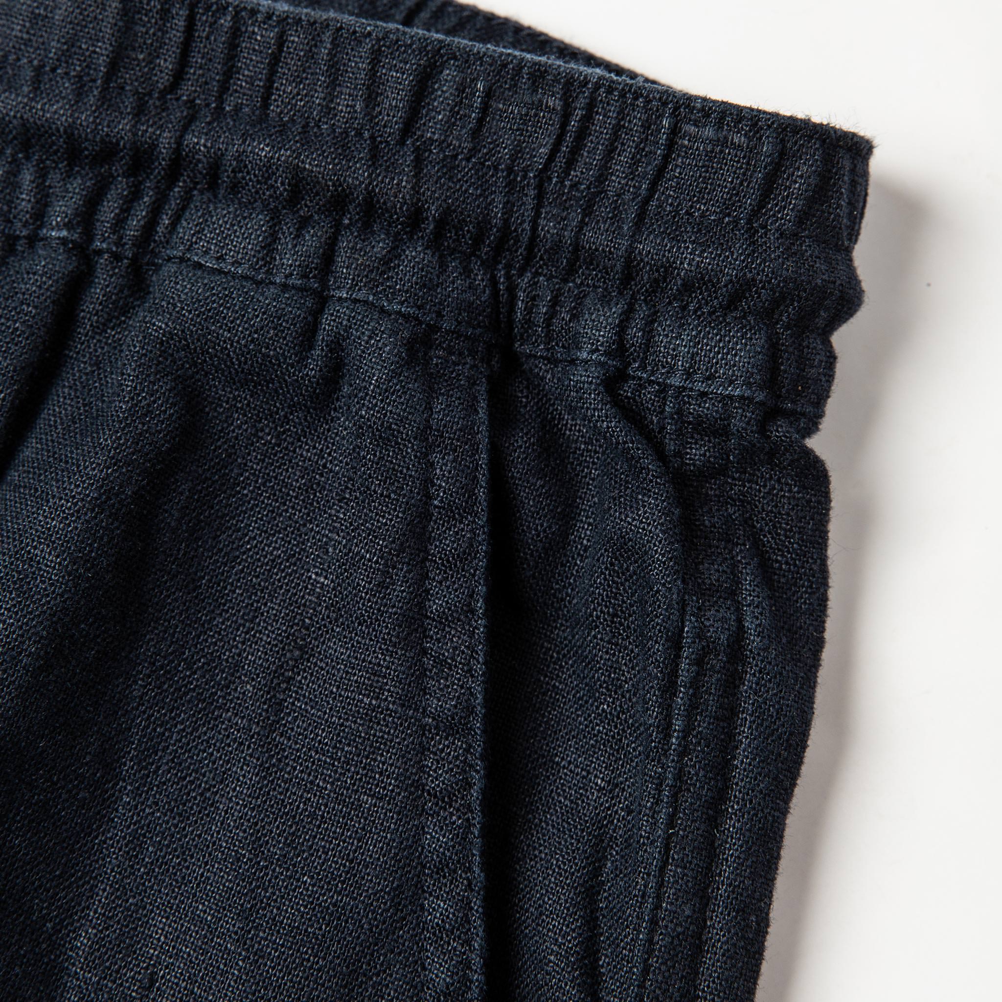 The Apres Short in Navy Hemp