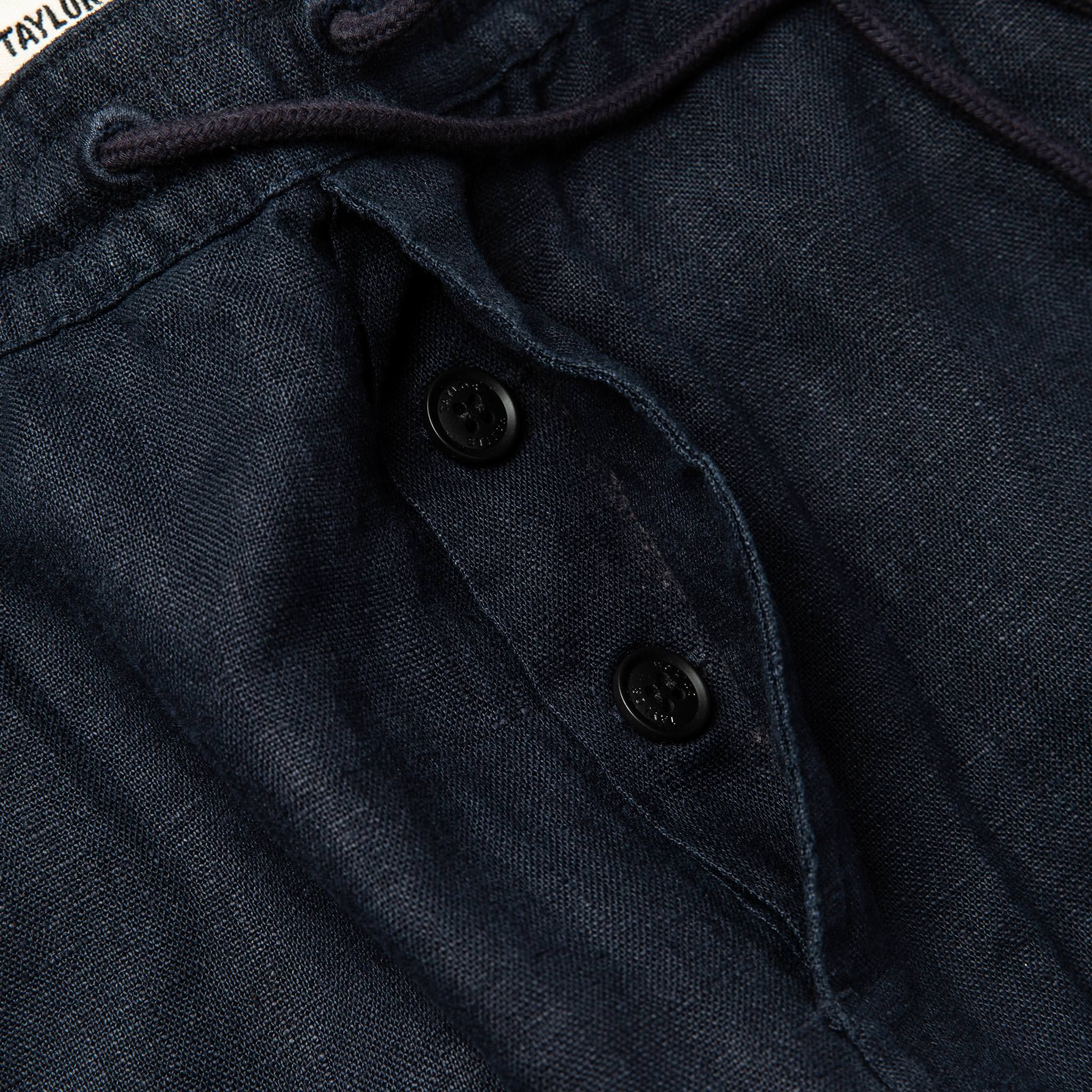 The Apres Short in Navy Hemp