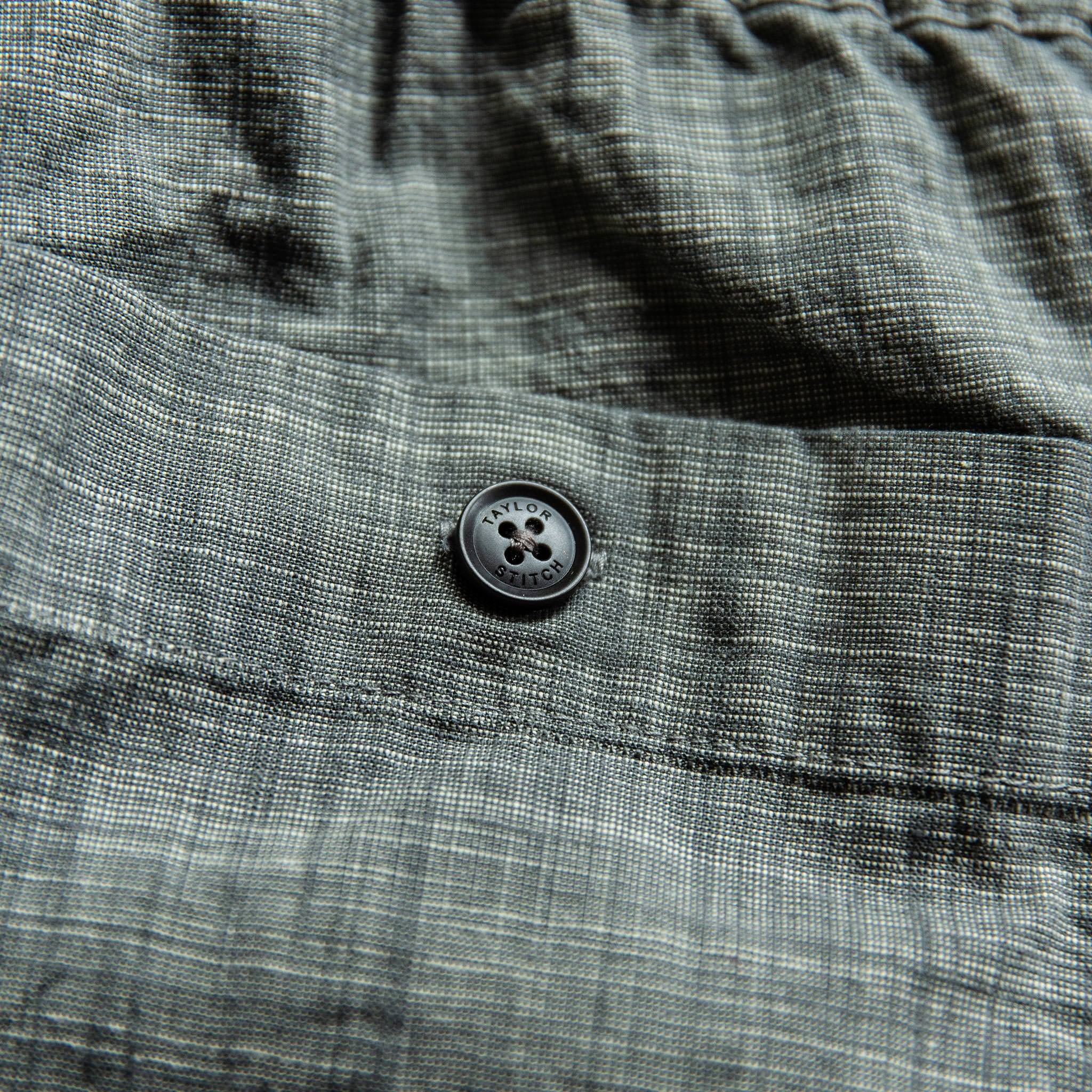 The Apres Short in Olive Pin Dot