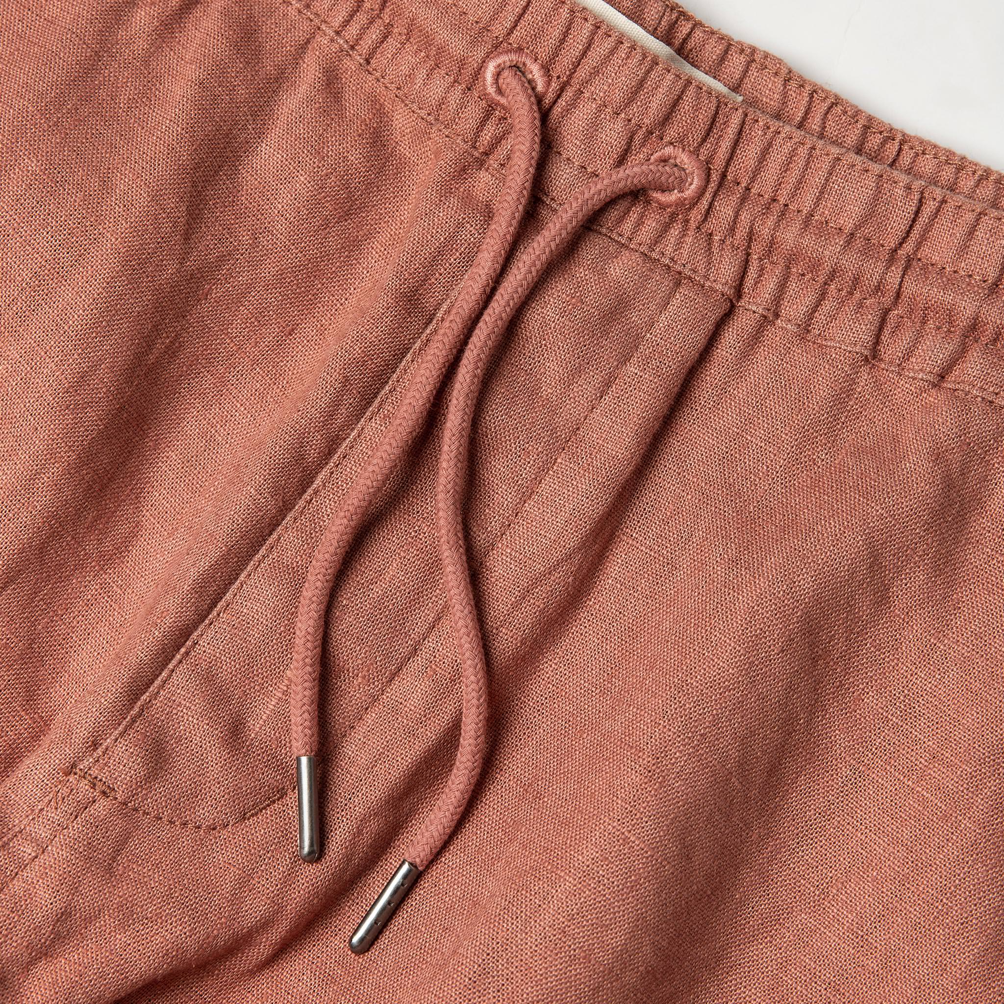 The Apres Short in Rust Hemp