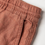The Apres Short in Rust Hemp