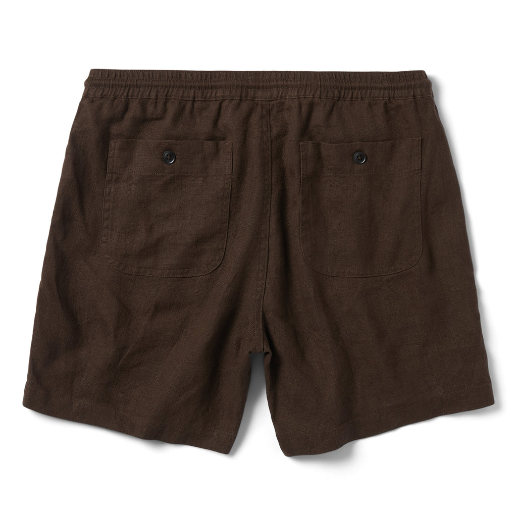 The Apres Short in Espresso Hemp