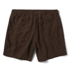 The Apres Short in Espresso Hemp
