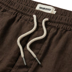 The Apres Short in Espresso Hemp