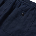 The Apres Short in Navy Hemp