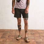 The Apres Short in Army Waffle