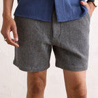 The Apres Short in Charcoal Waffle