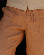 The Breakwater Pant in Chili Stripe Linen