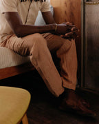 The Breakwater Pant in Chili Stripe Linen
