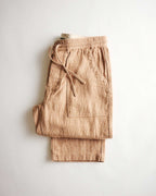 The Breakwater Pant in Chili Stripe Linen