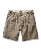 The Apres Short in Heather Moss Pincord