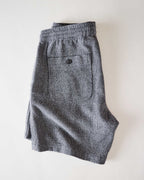 The Apres Short in Navy Linen Tweed
