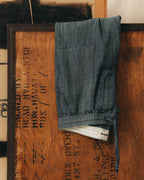 The Breakwater Pant in Rinsed Indigo Stripe