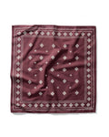 The Bandana in Dried Cherry Diamond