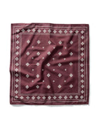 The Bandana in Dried Cherry Diamond